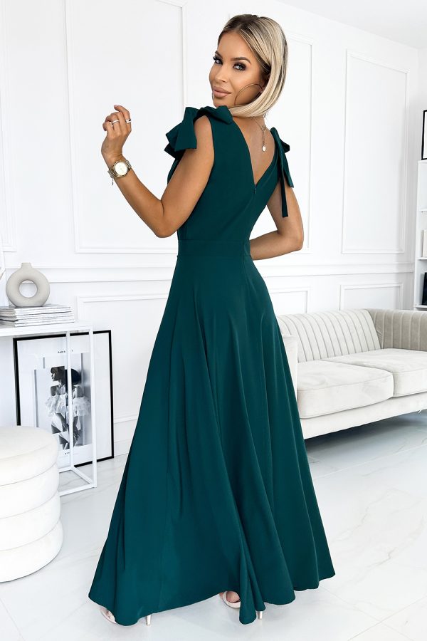 green Long dress model 182530 Numoco