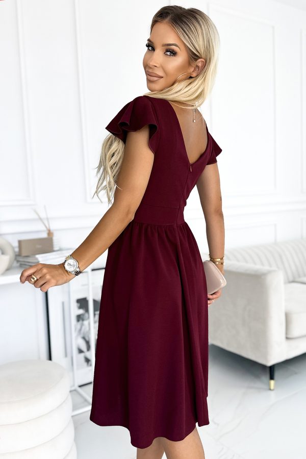 red Evening dress model 183708 Numoco