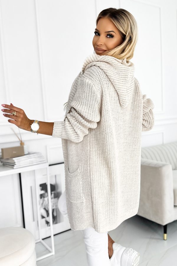 beige Cardigan model 183914 Numoco