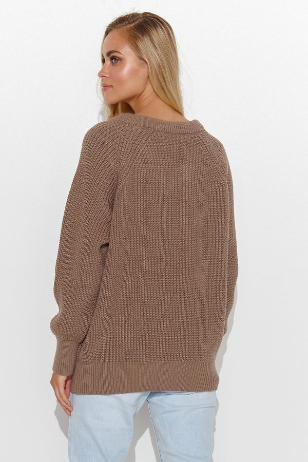 beige Jumper model 184785 Makadamia