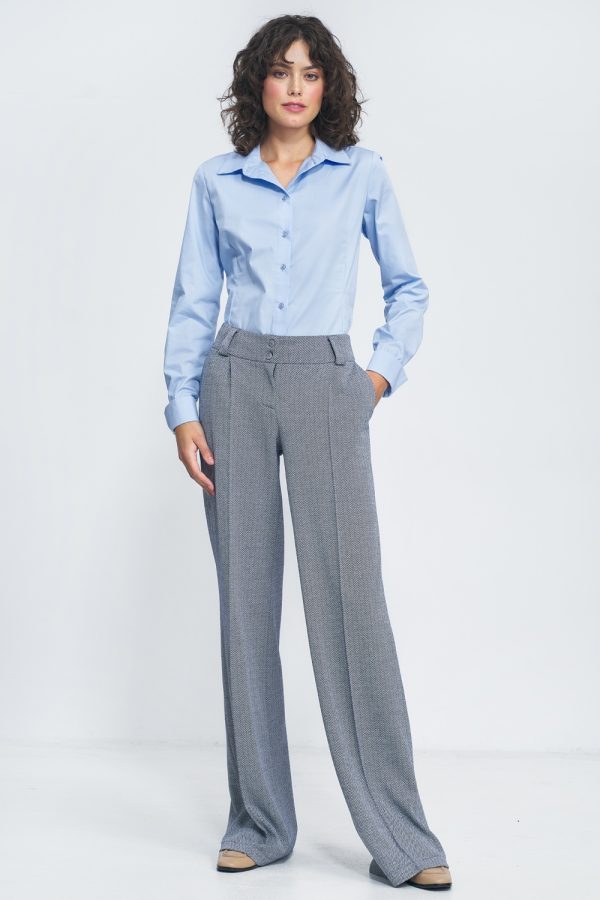 navy blue Trousers model 185192 Nife
