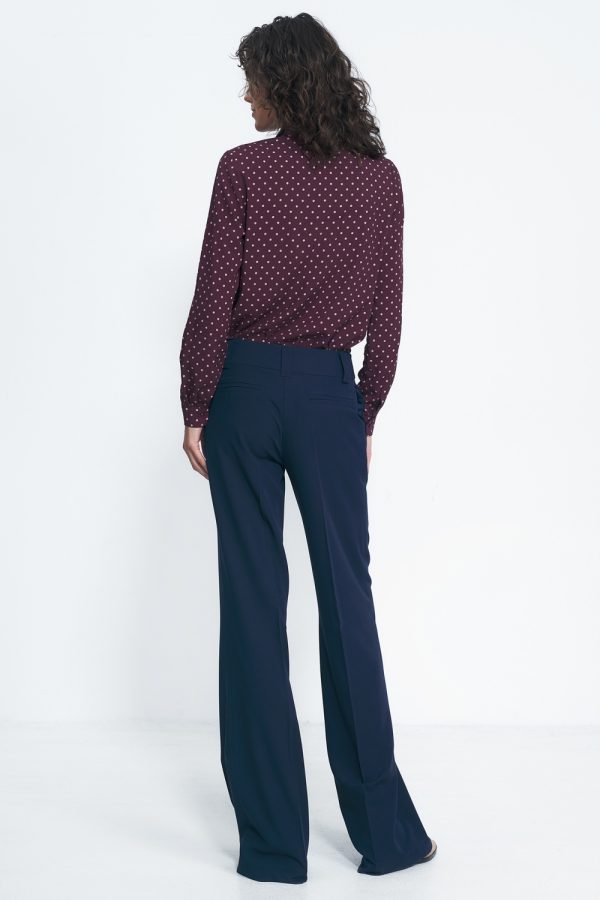 navy blue Trousers model 186118 Nife