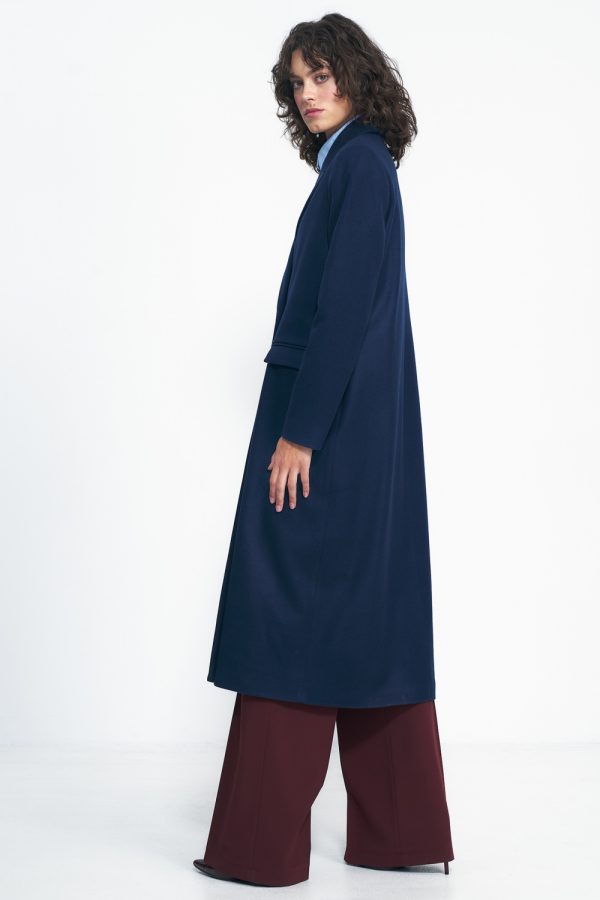 navy blue Coat model 186121 Nife