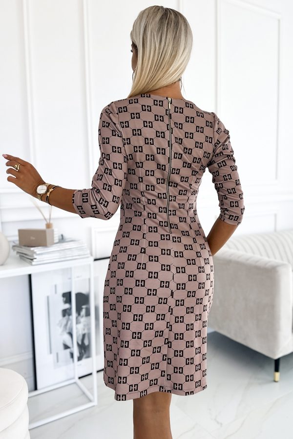 beige Daydress model 186313 Numoco