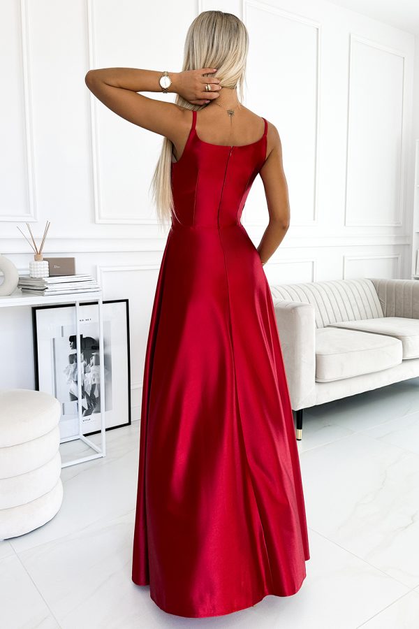 red Long dress model 186315 Numoco
