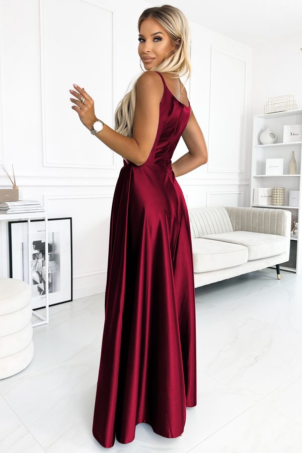 red Long dress model 186316 Numoco