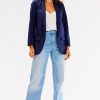navy blue Jacket model 187115 awama