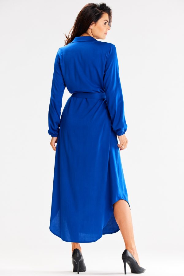 Blue Daydress in Day Dresses with Spandex and Viscose