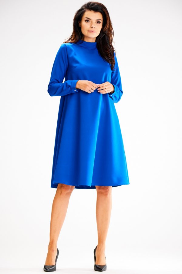 Blue Daydress in Day Dresses with Spandex and Polyester