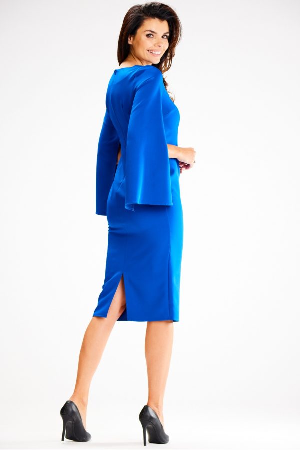 Blue Cocktail Dress in Formal Dresses, Cocktail Dresses with Spandex and Polyester