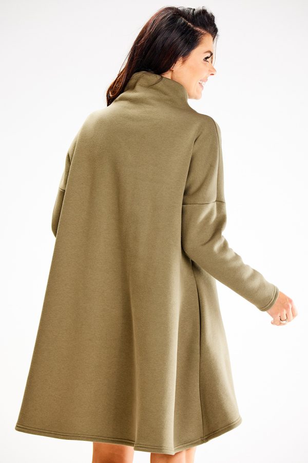 Green Daydress in Day Dresses with Cotton and Spandex