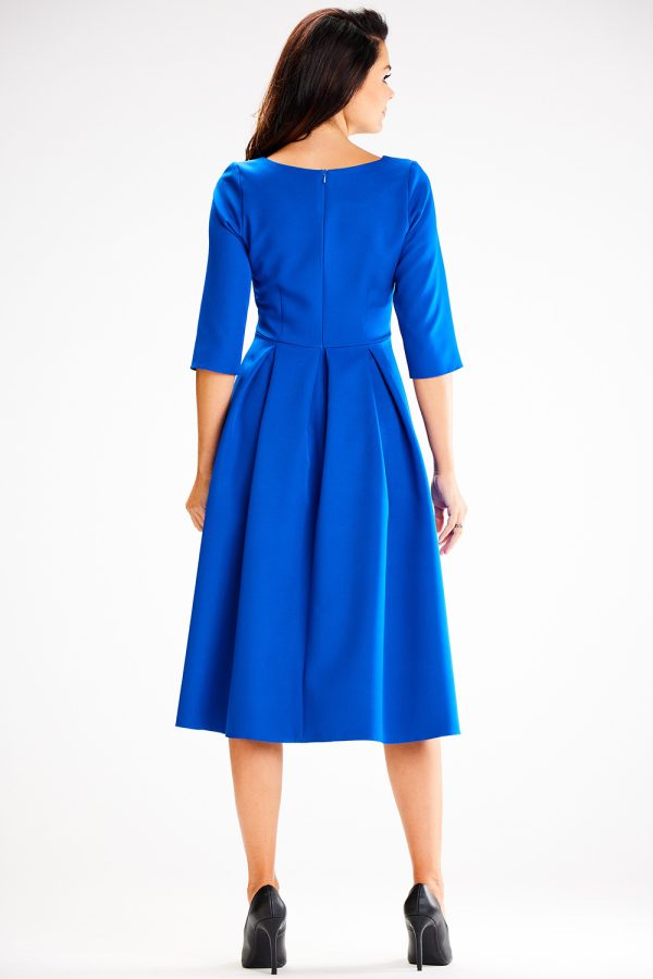 Blue Daydress in Day Dresses with Spandex and Polyester
