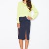 Blue Skirt in Skirts with Polyester and Viscose