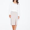 Beige Skirt in Skirts with Polyester and Viscose