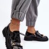 Black Half Shoes in Women`s Ankle Boots & Booties with Fabric, Footbed, Upper Height, Heel Height and Platform Height
