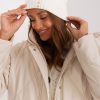 Beige Cap in Caps & Hats For Women with Acrylic and Wool