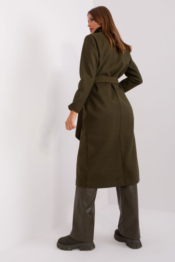 Green Coat in Women`s Coats, Jackets with Polyester
