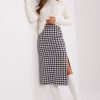 Black Skirt in Skirts with Cotton and Spandex