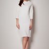 Beige Daydress in Day Dresses with Spandex and Polyester