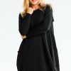 Black Daydress in Day Dresses with Cotton, Spandex and Polyester