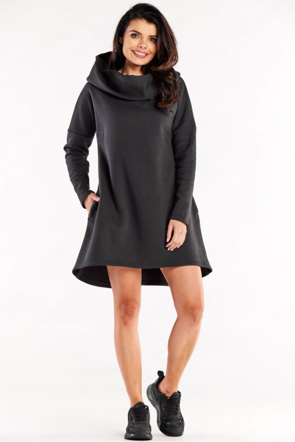Grey Daydress in Day Dresses with Cotton and Spandex