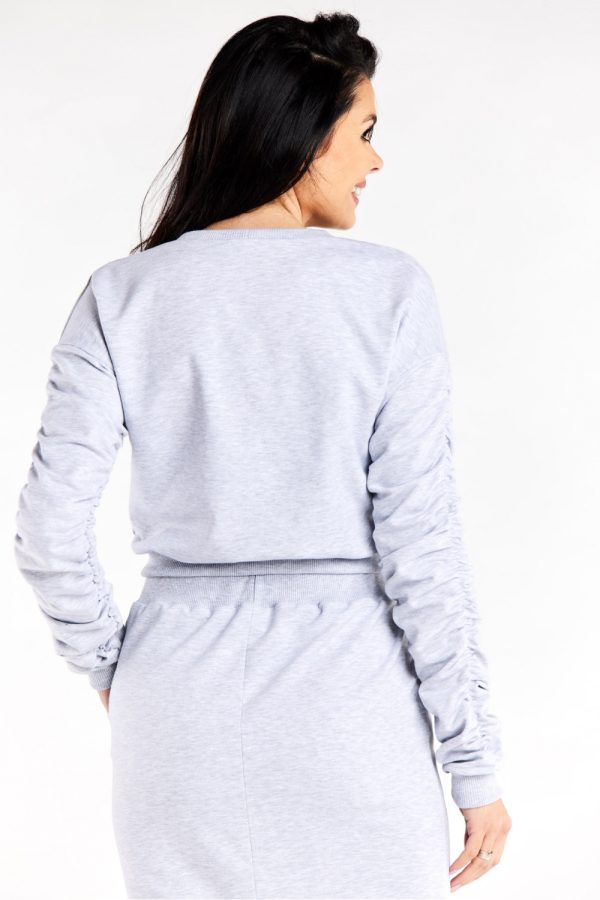 grey Sweatshirt model 188040 Infinite You