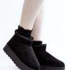 Black Snow Boots in Women`s Ankle Boots & Booties with Fabric, Warmers, Footbed, Upper Height and Platform Height