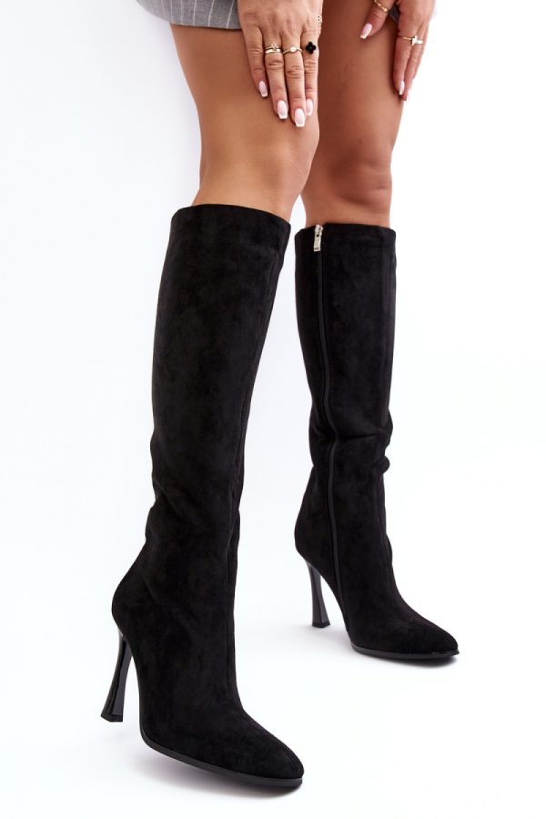black Heel boots model 188529 Step in style