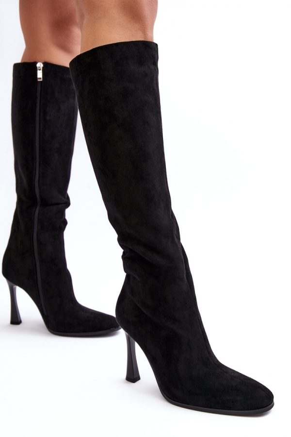 black Heel boots model 188529 Step in style