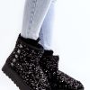 1004320.jpg Black Snow Boots in Women`s Ankle Boots & Booties with Fabric, Warmers, Footbed, Upper Height and Platform Height