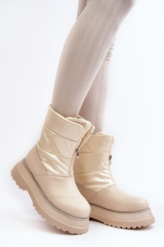 beige Snow boots model 188595 Step in style