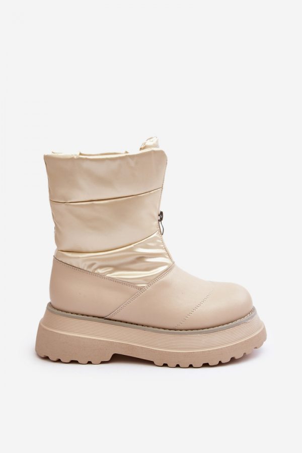 beige Snow boots model 188595 Step in style