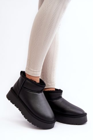 1004336.jpg Black Snow Boots in Women`s Ankle Boots & Booties with Fabric, Warmers, Footbed, Upper Height and Platform Height