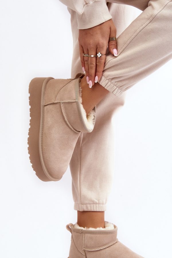 beige Snow boots model 188635 Step in style