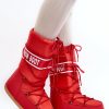 1004527.jpg Red Snow Boots in Women`s Ankle Boots & Booties with Fabric, Warmers, Footbed, Upper Height and Platform Height