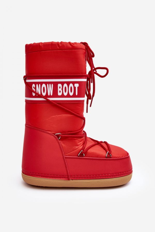 Red Snow Boots in Women`s Ankle Boots & Booties with Fabric, Warmers, Footbed, Upper Height and Platform Height