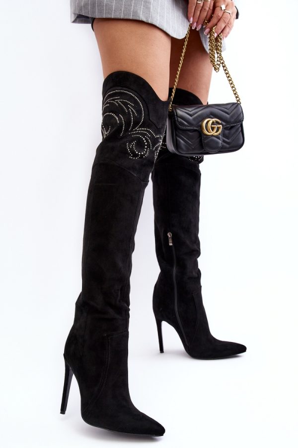 black Heel boots model 188715 Step in style