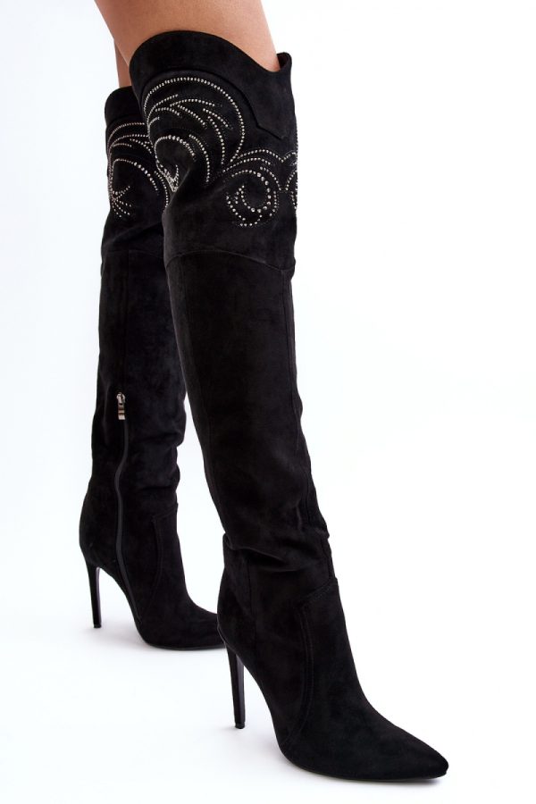 black Heel boots model 188715 Step in style