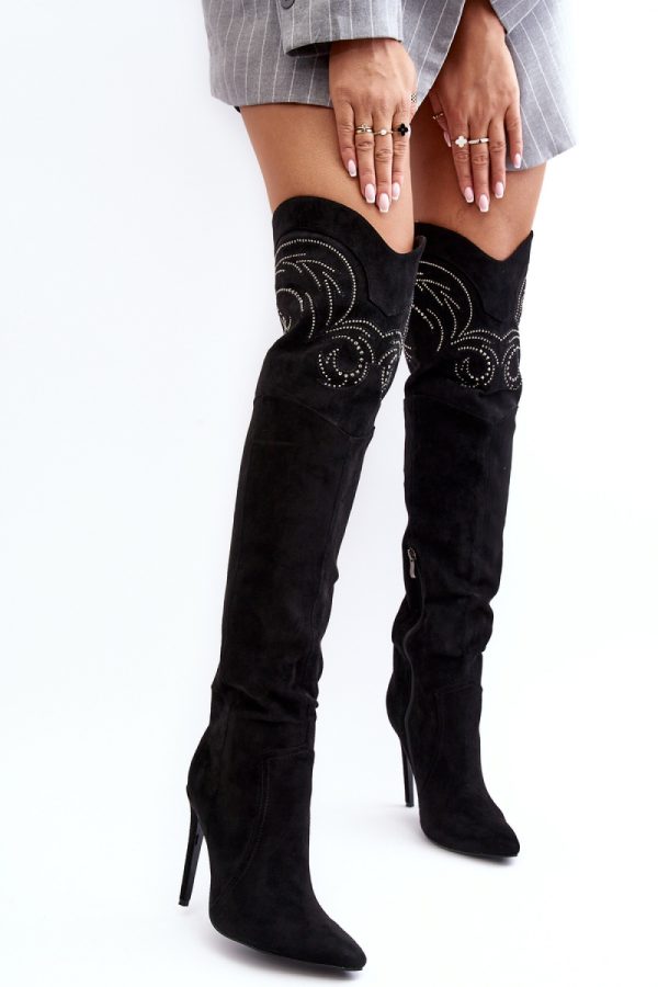 black Heel boots model 188715 Step in style