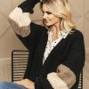 1004900 Black Cardigan in Cardigans For Women, Ponchos with Acrylic, Polyamide, Polyester and Wool