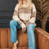 1004902 Beige Jumper in Sweaters, Pullovers, Jumpers, Turtlenecks, Boleros, Shrugs with Acrylic, Polyamide, Polyester and Wool