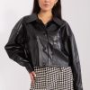 Black Jacket in Women`s Coats, Jackets with Spandex and Polyester