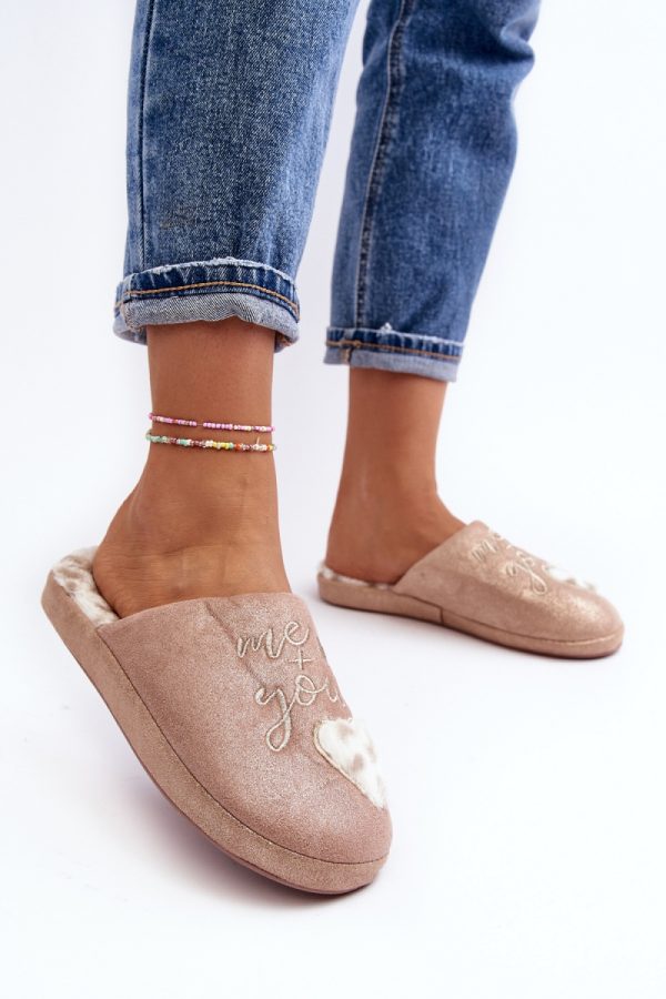 Pink Slippers in Slippers For Women with Fabric, Footbed and Sole Height