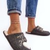 Grey Slippers in Slippers For Women with Fabric, Warmers, Footbed and Sole Height