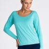 Green Blouse in Women`s Blouses, Tunics with Spandex and Viscose