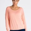 Pink Blouse in Women`s Blouses, Tunics with Spandex and Viscose