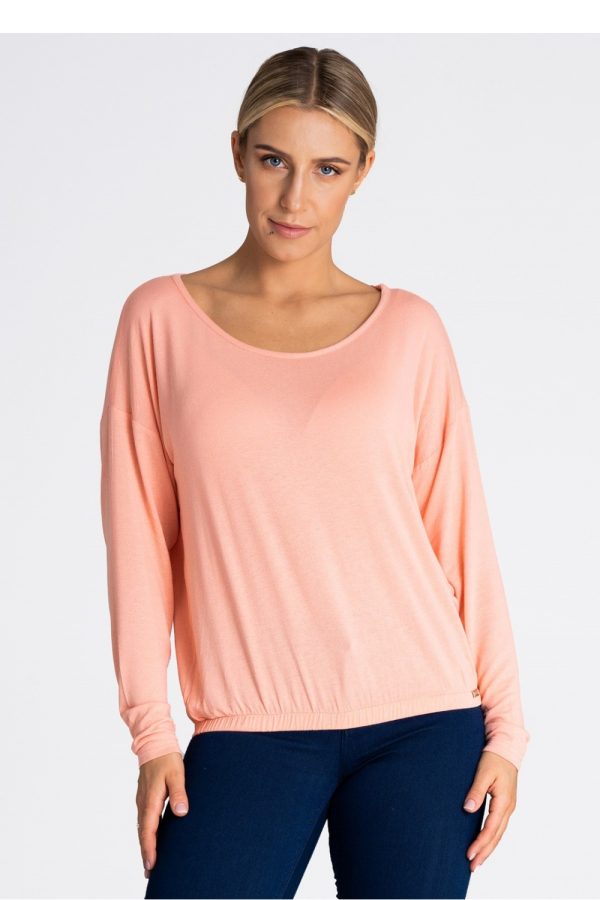 Pink Blouse in Women`s Blouses, Tunics with Spandex and Viscose