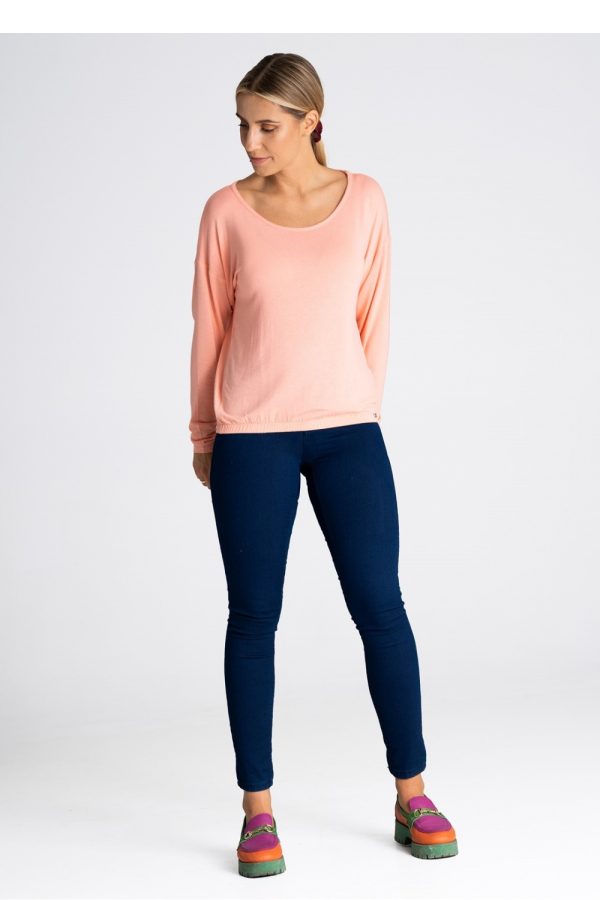 Pink Blouse in Women`s Blouses, Tunics with Spandex and Viscose