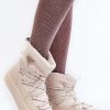 1006722.jpg Beige Snow Boots in Women`s Ankle Boots & Booties with Fabric, Warmers, Footbed, Upper Height and Platform Height