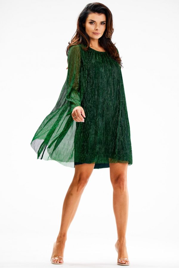 Green Evening Dress in Evening Dresses with Spandex and Polyester